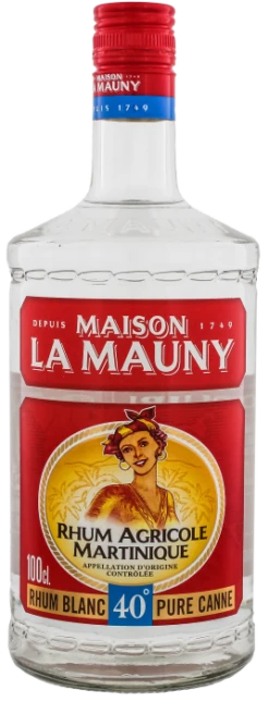 La Mauny La Mauny Blanc Rum 1Liter